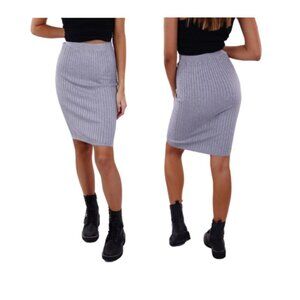NWOT ANTHROPOLOGIE MARONIE Sweater Knit Bodycon Knee Length Pencil Skirt Size M